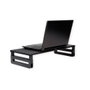 Soporte para ordenador portátil y monitor Negro