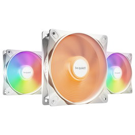 Be Quiet! LIGHT WINGS LX 120mm PWM High-Speed White Triple-Pack Ventiladores de Ordenador 12cm 2100 RPM PWM LED Blanco