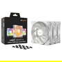 Be Quiet! LIGHT WINGS LX 120mm PWM High-Speed White Triple-Pack Ventiladores de Ordenador 12cm 2100 RPM PWM LED Blanco