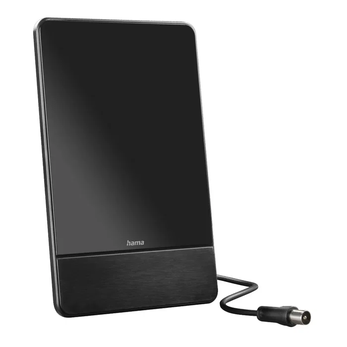 Hama Antena Interior DVT-T/DVB-T2 FM Pro Negro - Antena TV Interior para DVB-T2, DAB+, Radio FM, 87.5-1479.5 MHz, Cable 2m, Color Negro, USB