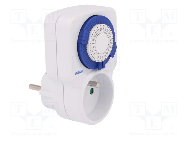 ORNO Programador de tiempo analógico 230VAC 16A ORNO Programador de tiempo analógico 230VAC 16A