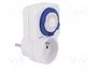 ORNO Programador de tiempo analógico 230VAC 16A