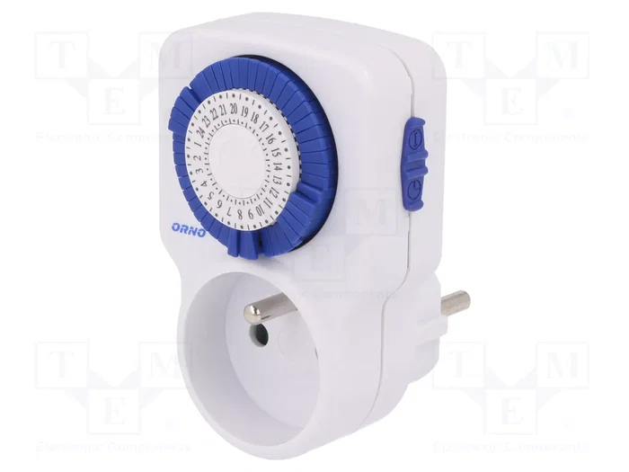 ORNO Programador de tiempo analógico 230VAC 16A ORNO Programador de tiempo analógico 230VAC 16A