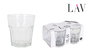Lav Set 4 Vasos Agua 305 Cc Cristal 9x9x10 cm (12 Cajas)