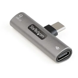 StarTech.com Adaptador USB-C para Audio y Carga CDP2CAPDM Plata