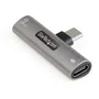 StarTech Adaptador USB-C a Audio y Carga CDP2CAPDM - 2 en 1 con PD 60W para Auriculares y Carga Simultánea - Compatible con MacBook, iPad Pro, Surface, Galaxy - Plata