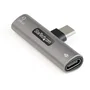 StarTech Adaptador USB-C a Audio y Carga CDP2CAPDM - 2 en 1 con PD 60W para Auriculares y Carga Simultánea - Compatible con MacBook, iPad Pro, Surface, Galaxy - Plata