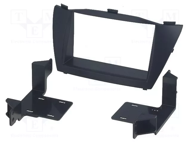 ACV Bastidor de montaje de radio para Hyundai IX35 2010-2013, 2 DIN, negro ACV Bastidor de montaje de radio para Hyundai IX35 2010-2013, 2 DIN, negro