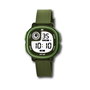 G&B TIME Reloj LCD para Cadete Cuadrante Curvo con Luz LED Blanco