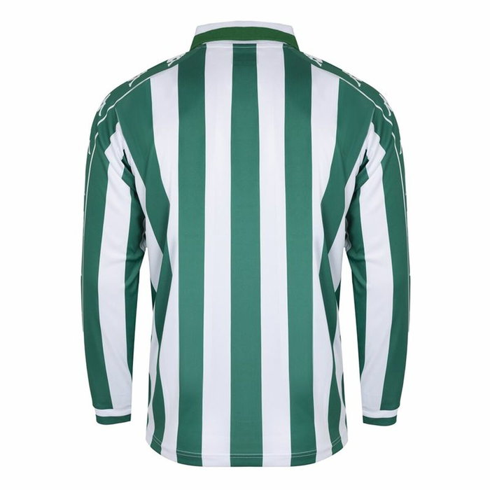 Camiseta de Fútbol de Manga Corta Hombre Kappa Onso Blanco Verde