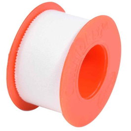 Omniplast Esparadrapo de Tela Blanco 2,5cm x 5m