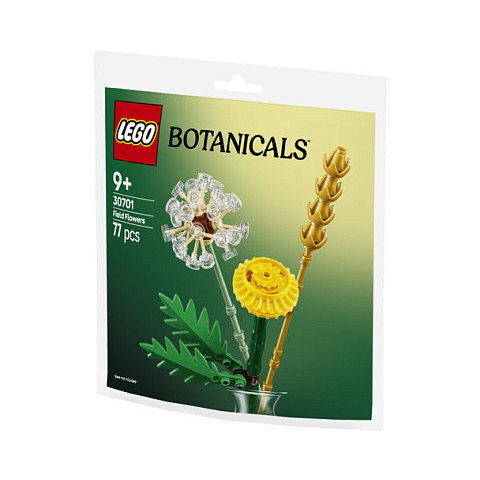 LEGO 30701 Botanicals Flores de Campo, Juego de Construcción 77 Piezas, 9+ Años