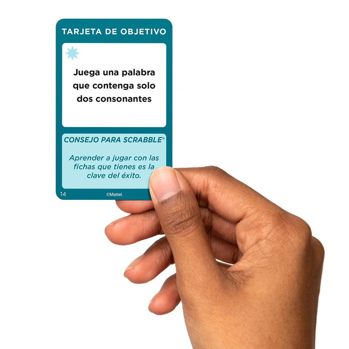 Mattel Games Scrabble Core Wood JGR64 Juego de Mesa en Español con Fichas y Atriles de Madera