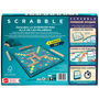 Mattel Games Scrabble Core Wood JGR64 Juego de Mesa en Español con Fichas y Atriles de Madera