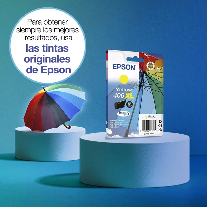 Epson Cartucho de Tinta 406XL Amarillo DURABrite Ultra