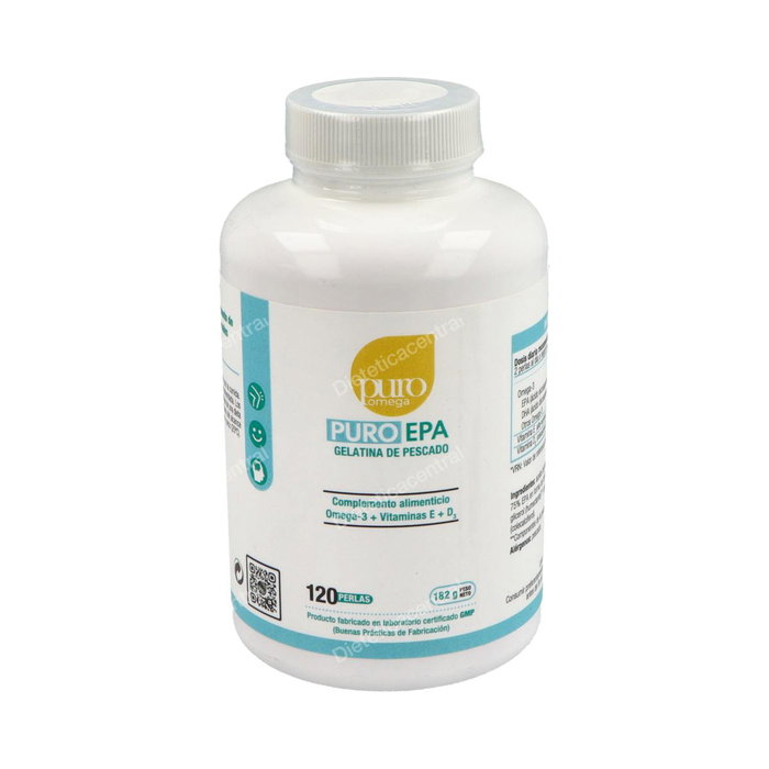 PURO OMEGA Aceite de Pescado EPA 120 Perlas para Sistema Musculoesquelético