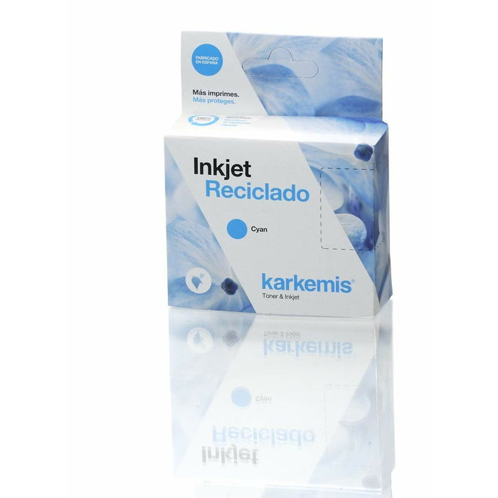 Karkemis Cartucho de Tinta Reciclado T1812 Alta Capacidad Cian
