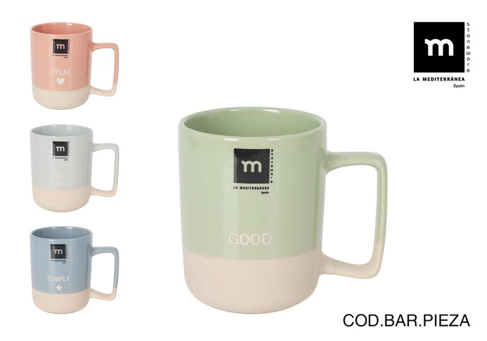 Inde Mug 320 cc "Simple&Good" Md (16 Unidades) Inde Mug 320 cc "Simple&Good" Md (16 Unidades)