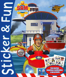 BOOK'N'APP SAM EL BOMBERO 1.(JETSKI).(STICKER&FUN)