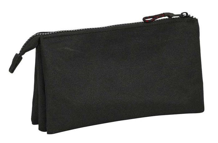 Portatodo Triple Naruto Negro 22 x 12 x 3 cm