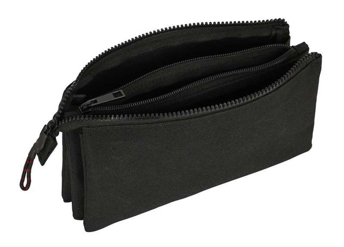 Portatodo Triple Naruto Negro 22 x 12 x 3 cm