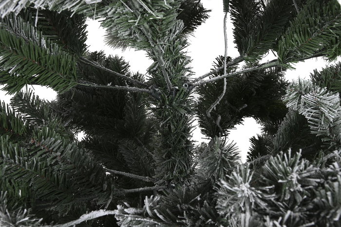 DKD Home Decor Winter Árbol de Navidad Alpina Verde Nevado 155 x 155 x 240 cm PVC con Base Metal Desmontable DKD Home Decor Winter Árbol de Navidad Alpina Verde Nevado 155 x 155 x 240 cm PVC con Base Metal Desmontable