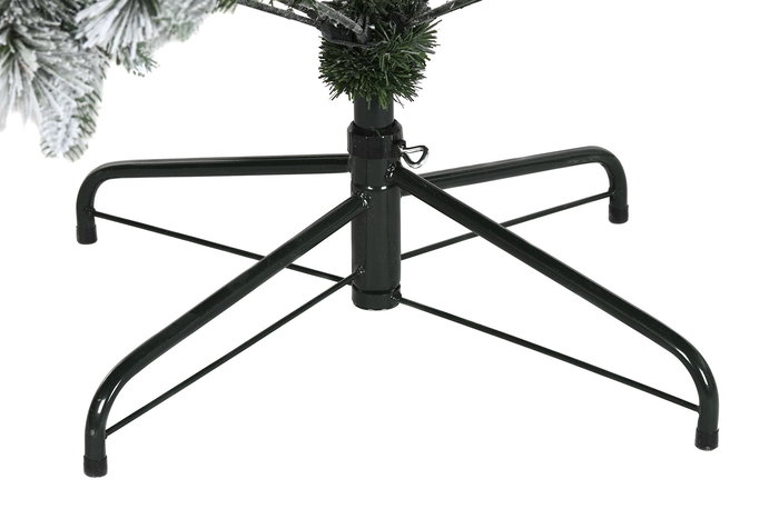 DKD Home Decor Winter Árbol de Navidad Alpina Verde Nevado 155 x 155 x 240 cm PVC con Base Metal Desmontable DKD Home Decor Winter Árbol de Navidad Alpina Verde Nevado 155 x 155 x 240 cm PVC con Base Metal Desmontable