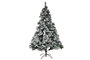 DKD Home Decor Winter Árbol de Navidad Alpina Verde Nevado 155 x 155 x 240 cm PVC con Base Metal Desmontable