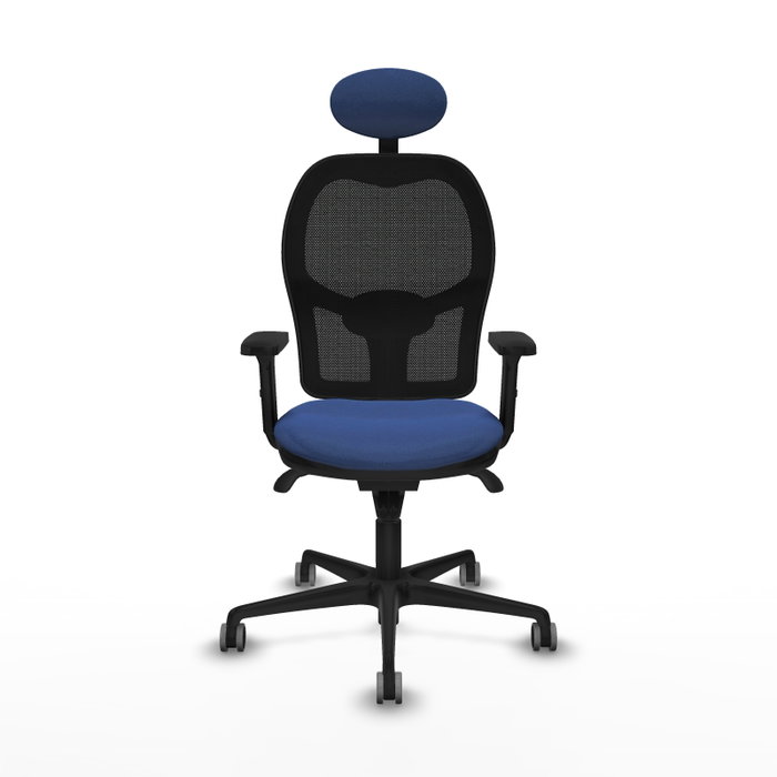 PIQUERAS Y CRESPO Silla de oficina Jorquera Azul marino y Negro