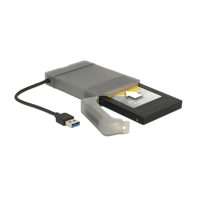 DeLOCK 62742 Convertidor USB Tipo-A a SATA 6 Gb/s para 2.5 pulgadas