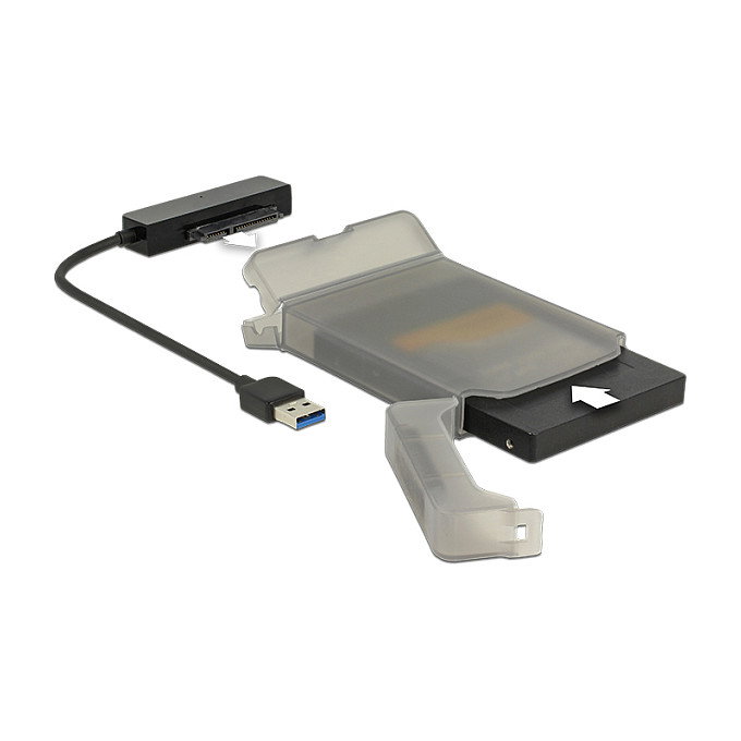DeLOCK 62742 Convertidor USB Tipo-A a SATA 6 Gb/s para 2.5 pulgadas