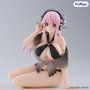 Furyu Super Sonico Noodle Stopper Swimsuit Black Color Ver.