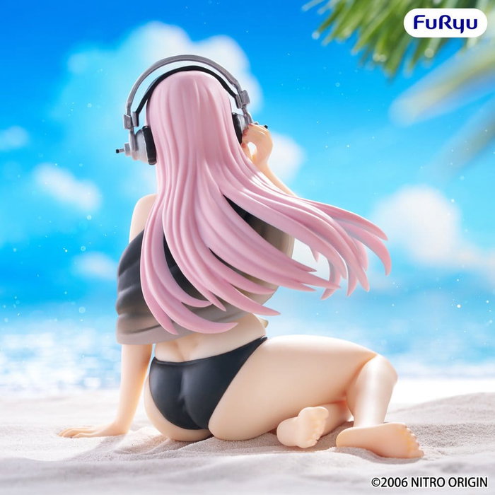 Furyu Super Sonico Noodle Stopper Swimsuit Black Color Ver.
