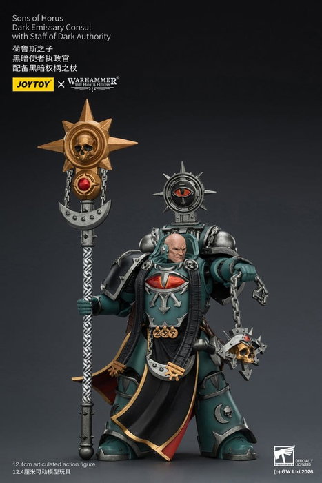 Joy Toy Warhammer The Horus Heresy Figura Sons of Horus Dark Emissary Consul 12 cm