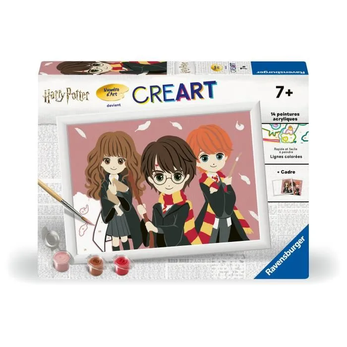 Ravensburger AAAPP10739 Set de Pintura por Números CreArt Kids Retrato de Grupo 18 x 24 cm Niños Ravensburger AAAPP10739 Set de Pintura por Números CreArt Kids Retrato de Grupo 18 x 24 cm Niños