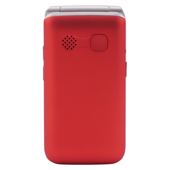 Olympia Vitus 4G Móvil con Tapa, Pantalla 2.8", Bluetooth, Radio FM, GSM, Rojo