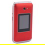 Olympia Vitus 4G Móvil con Tapa, Pantalla 2.8", Bluetooth, Radio FM, GSM, Rojo