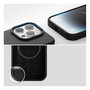 4smarts Funda de Silicona Transparente Compatible con MagSafe para Apple iPhone 15 (6.1") - Negro - 540579