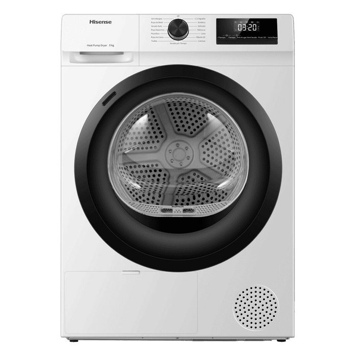 Secadora con bomba de calor Hisense DHQE800BW2 8 kg Secadora con bomba de calor Hisense DHQE800BW2 8 kg