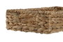 DKD Home Decor Set de 2 Bandejas de Fibra y Metal Natural 40x26x9 cm