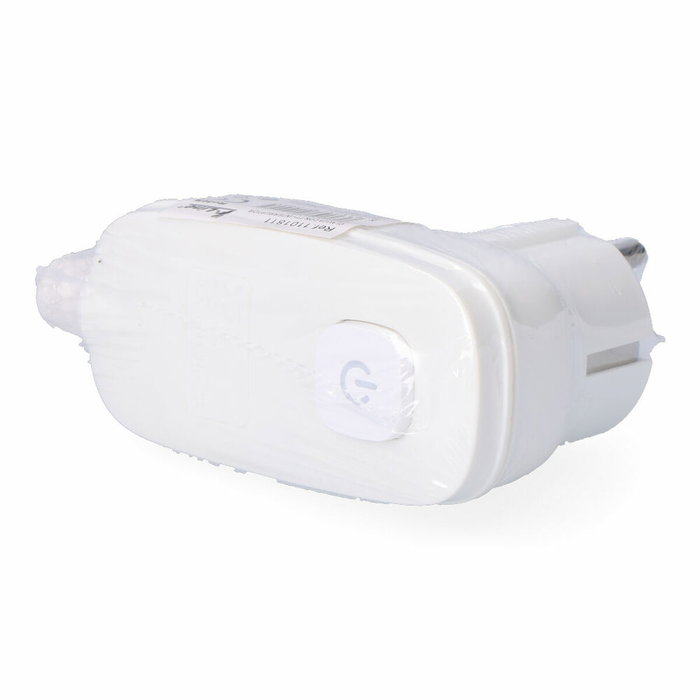 F-Line Clavija schuko con interruptor luminoso blanca 16 A 250 V