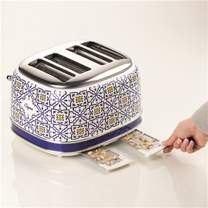 Ariete Tostador 156 Capri 4 Ranuras, Selector 6 Niveles Tueste, Bandeja Recogemigas