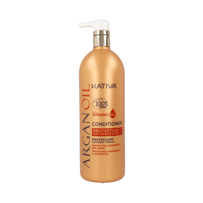 Kativa Argan Oil Acondicionador Reparador 1000 ml (Reacondicionado)