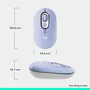 Logitech POP Mouse Ratón Inalámbrico Bluetooth Lila