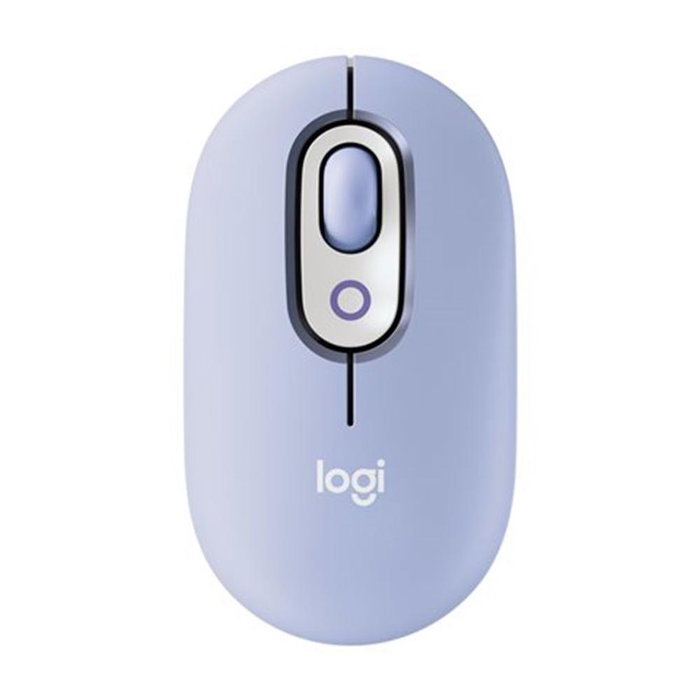 Logitech Pop Mouse - Ratón Inalámbrico Bluetooth con Botón Emoji, Multidispositivo (3 canales), Seguimiento Óptico 4000 DPI, Color Lila Logitech Pop Mouse - Ratón Inalámbrico Bluetooth con Botón Emoji, Multidispositivo (3 canales), Seguimiento Óptico 4000 DPI, Color Lila