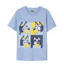 Camiseta de Manga Corta Infantil Bluey Azul claro 5 Años