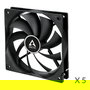 ARCTIC F12 Value Pack black (5pcs) Ventilador 120mm