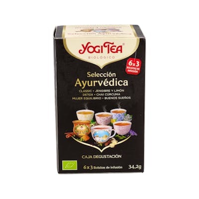 YOGI TEA Selección Ayurvédica de 18 bolsitas