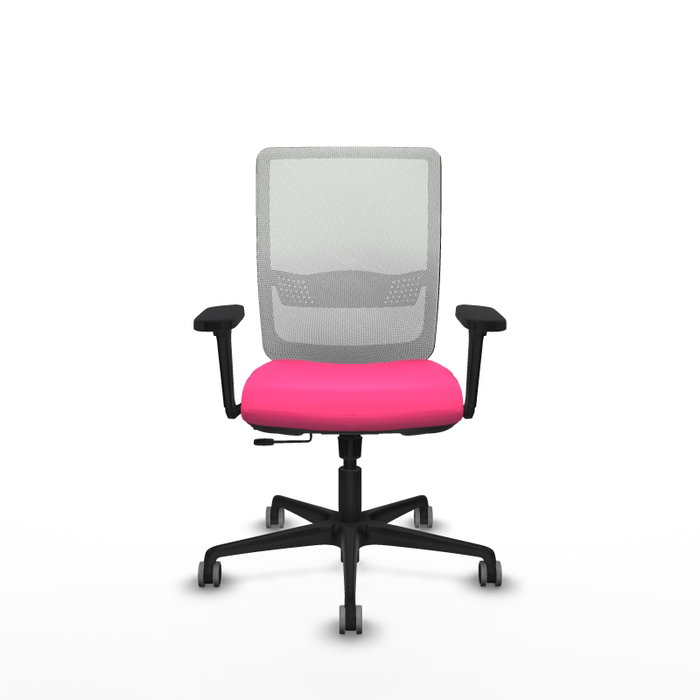 PIQUERAS Y CRESPO Silla de oficina Haches Rosa y Blanco PIQUERAS Y CRESPO Silla de oficina Haches Rosa y Blanco