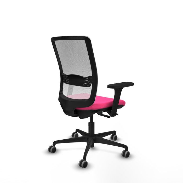 PIQUERAS Y CRESPO Silla de oficina Haches Rosa y Blanco PIQUERAS Y CRESPO Silla de oficina Haches Rosa y Blanco